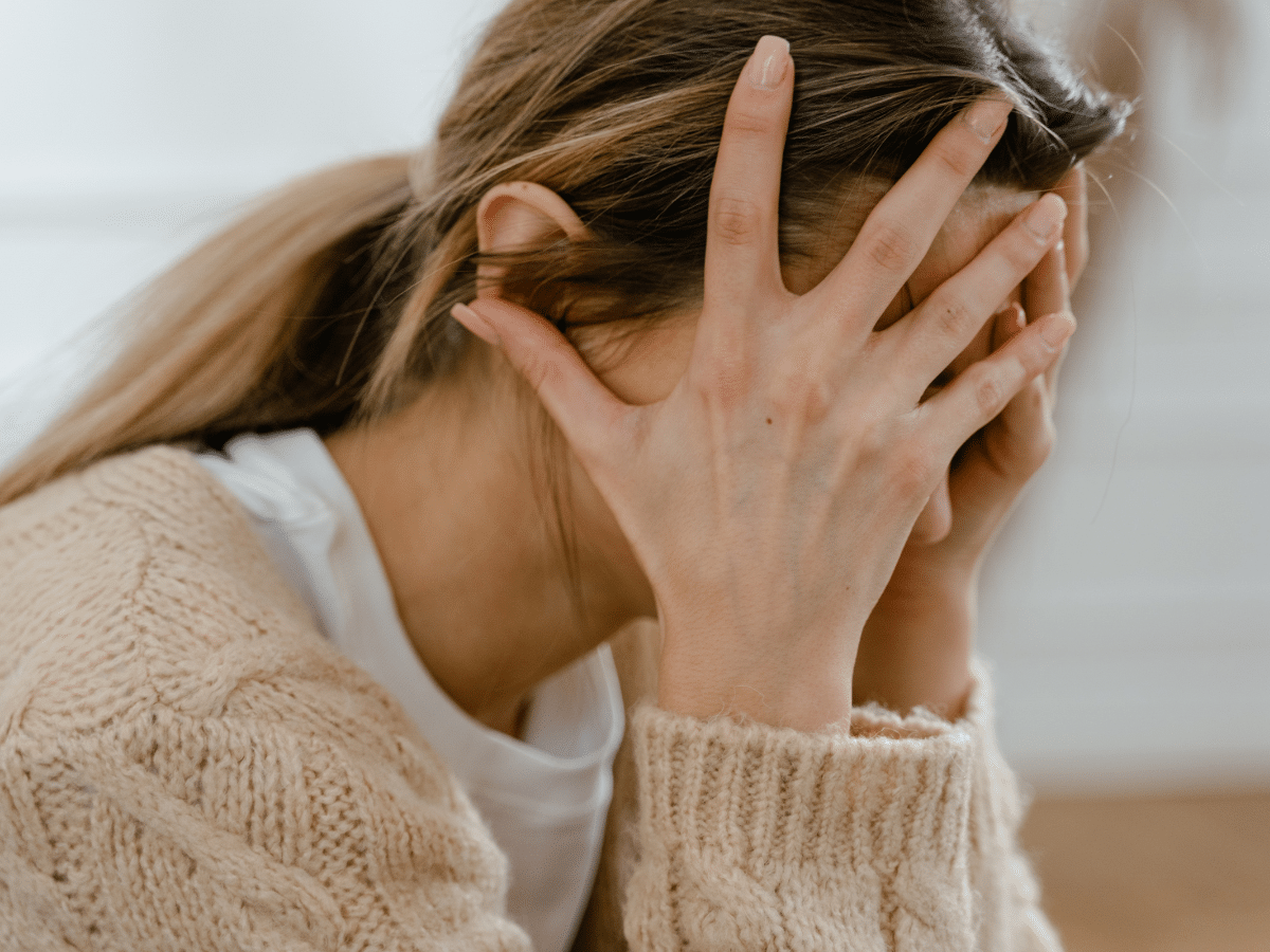 woman in emotional distress